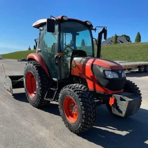 2018 Kubota M7060HDCC with Pronovost Pull-type Snowblower