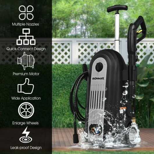 2800 PSI Electric High Pressure Washer Cleaner 1.96 GPM 2500W