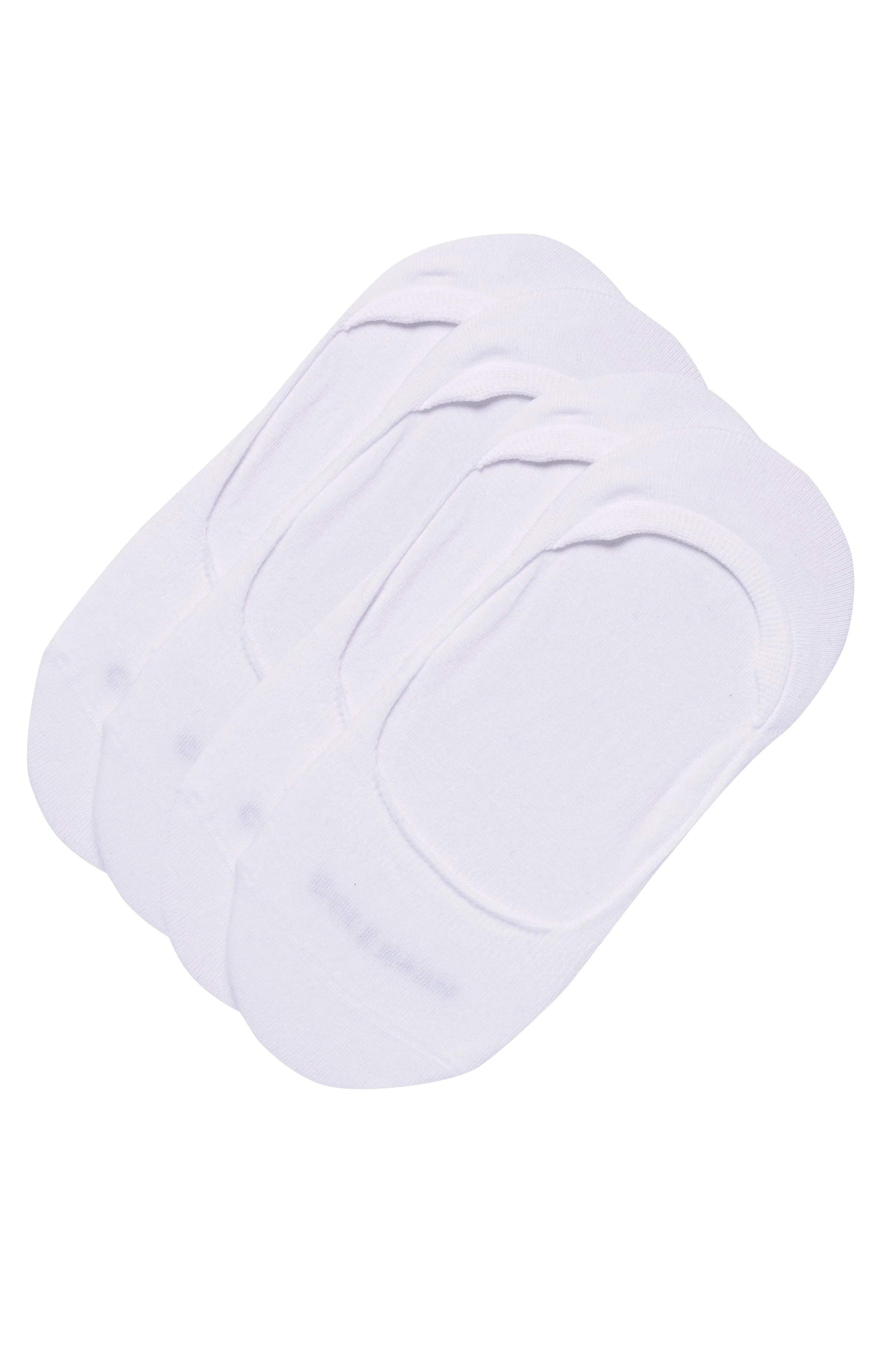 2Pk Combed Cotton No Show Liner