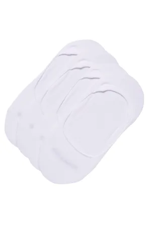 2Pk Combed Cotton No Show Liner