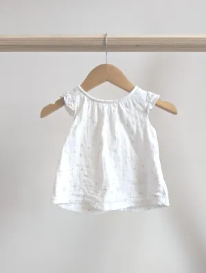 Aden & Anais Flutter Sleeve Top (6-9M)