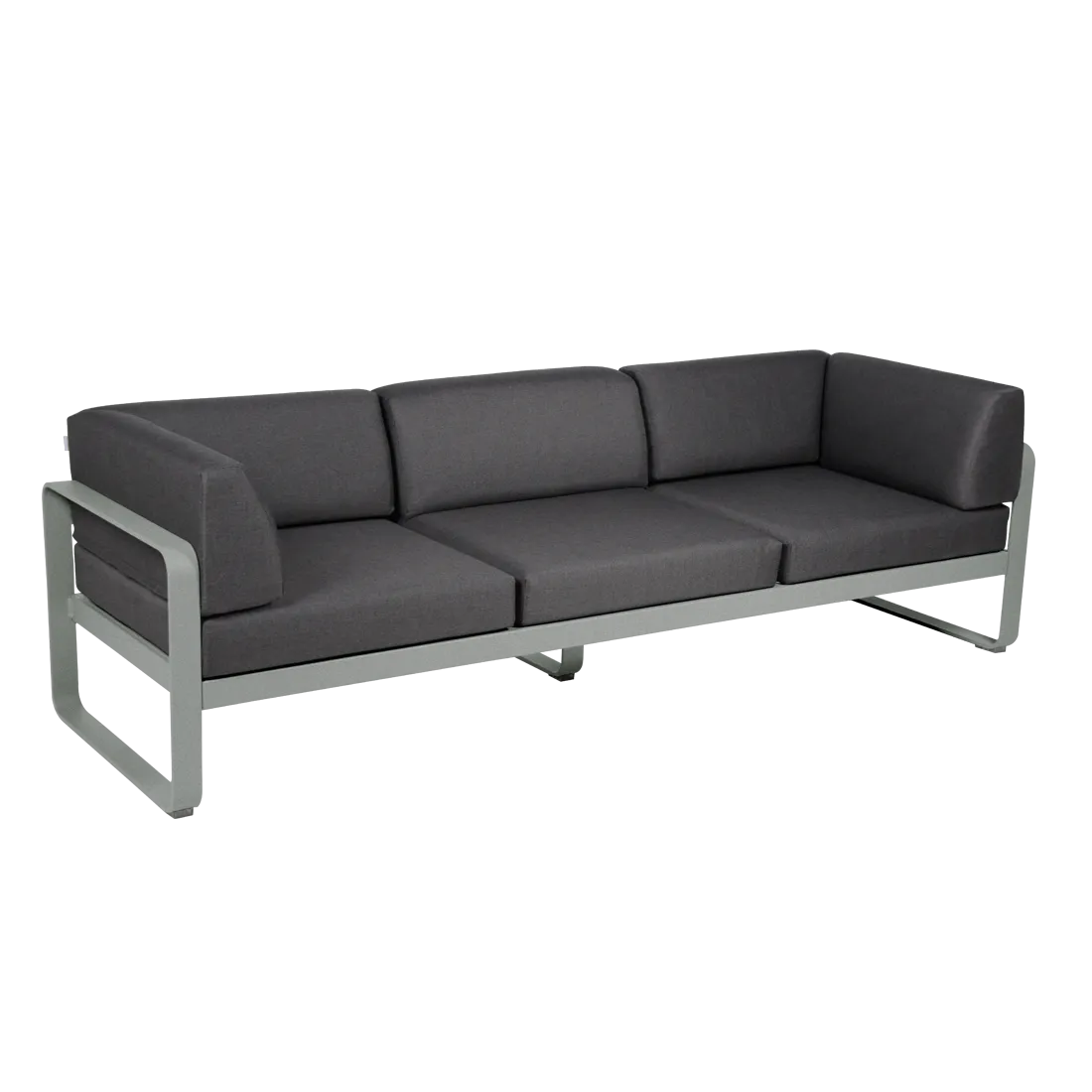 BELLEVIE 3-SEATER CLUB SOFA-GRAPHITE GREY CUSHION