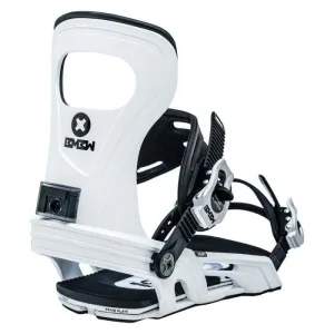 Bent Metal Joint Snowboard Bindings, White