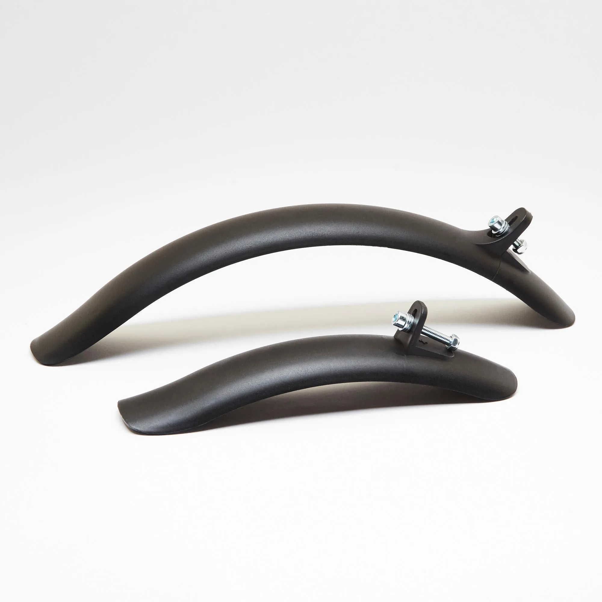 Bike fenders compatible with 16" wheels black Btwin