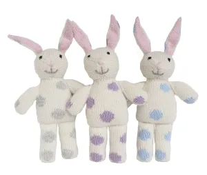 Bunnies With Pastel Spots  - Set Of 3