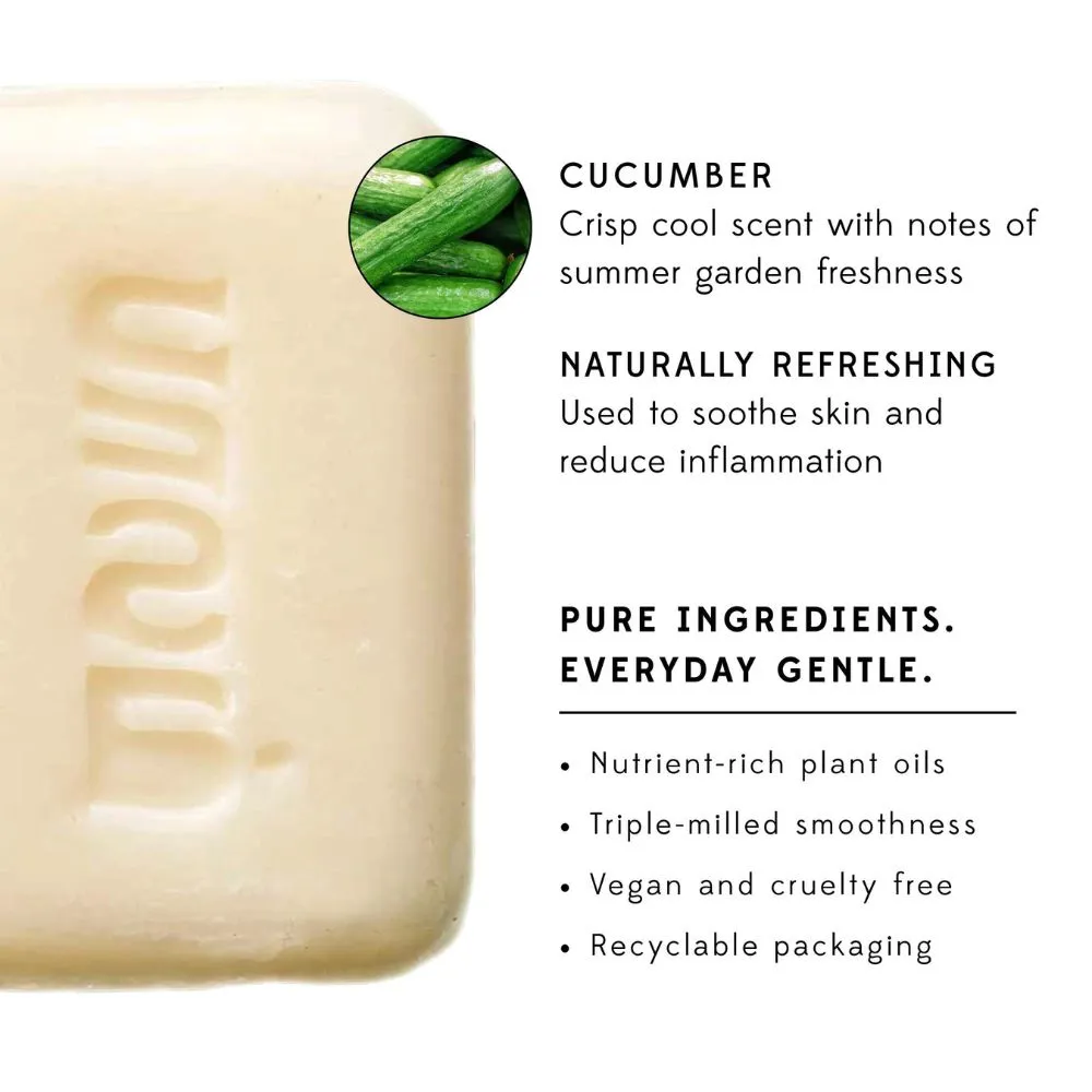 Cucumber Scented Soap Bar 3.2oz