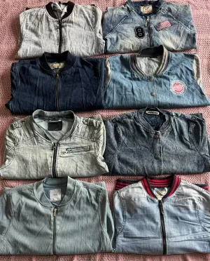 Denim jackets 8 pieces