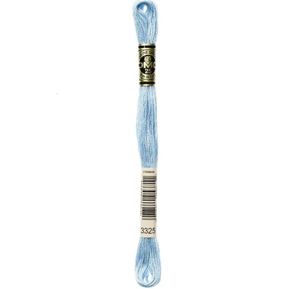 DMC Embroidery Floss, 6-Strand - Baby Blue Light #3325