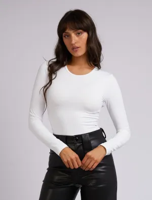 Eve Staple Long Sleeve (White)