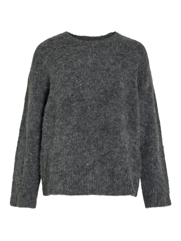 Hope Oversized Knit - Dark Grey Melange