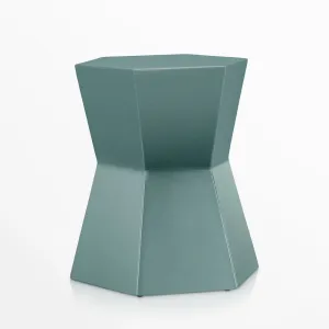 JANUS et Cie Facet Aluminum Side Table