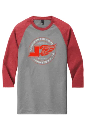 Johnstown Red Wings Hockey - Raglan Tee