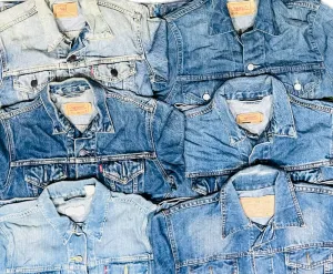 Levis denim jackets 30 pcs