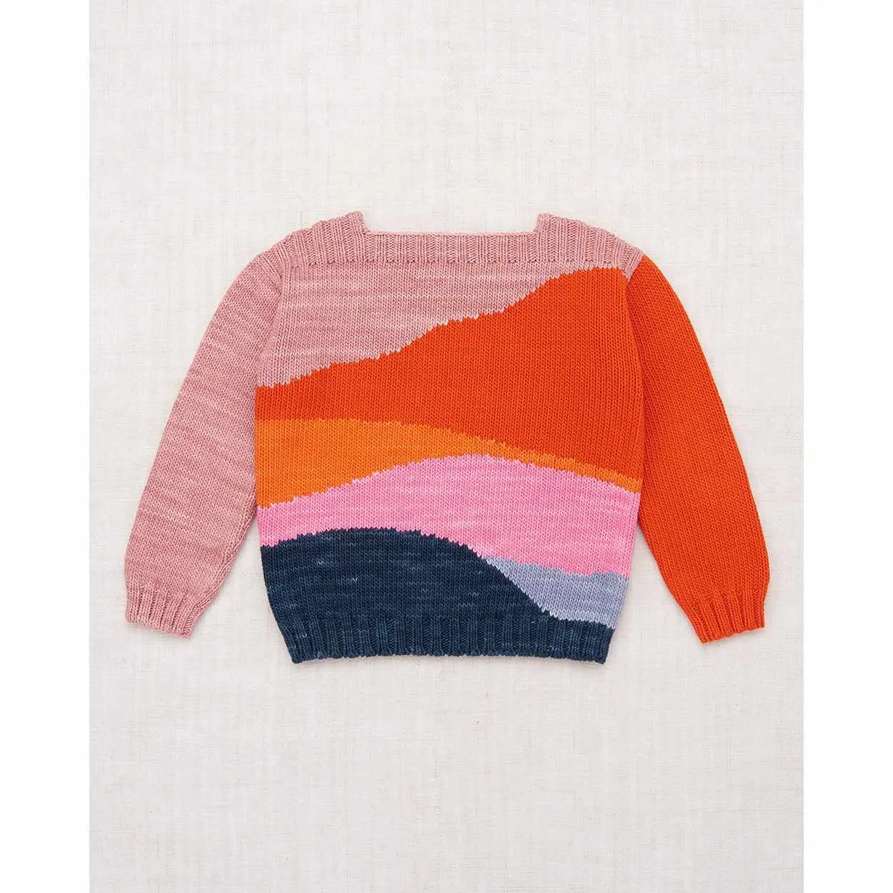 Misha & Puff - Landscape sweater - Rose Blush