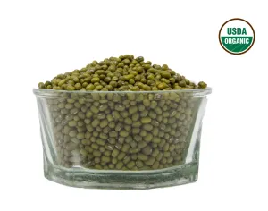 Organic Moong Whole (Green Mung Bean) - Usda Certified