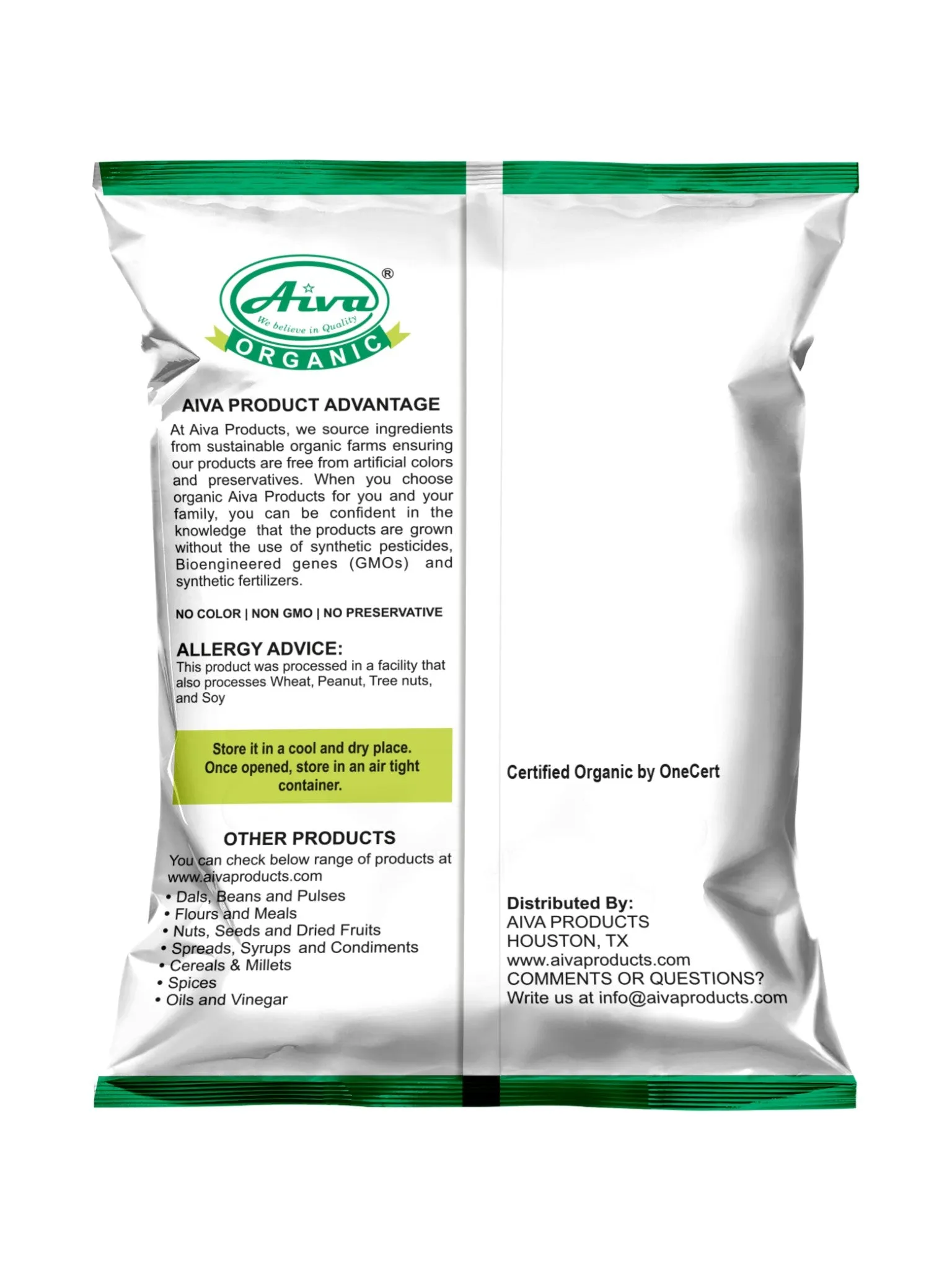 Organic Moong Whole (Green Mung Bean) - Usda Certified