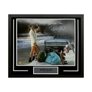 Randy Quaid Sh**ter's Full Hand Signed & Framed 16x20 Christmas Vacation Photo