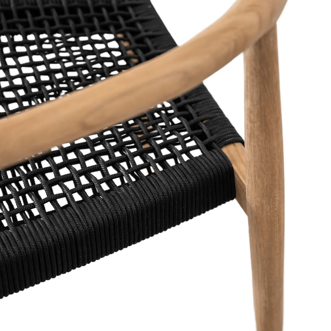 Ventura Outdoor Dining Chair | Black