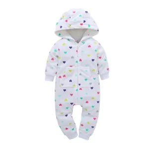 Winter Baby Romper hoodies kids clothing