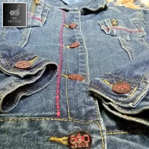 Y2K DENIM BUTTON JACKETS - 15 PCS