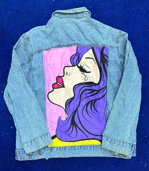 Y2K man's embroidery and prints denim jacket 10 pieces